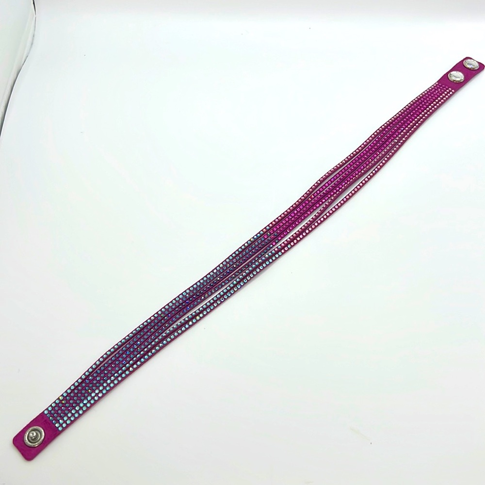 Swarovski bracelet purple
